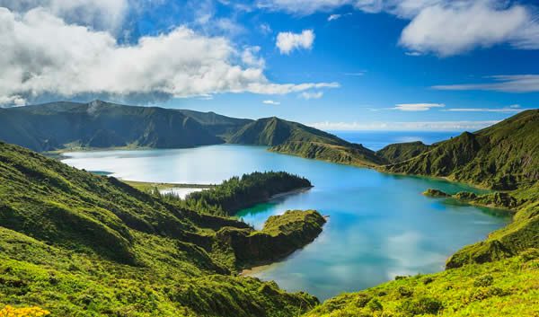 Lagoa do Fogo, uno de los puntos turísticos más bonitos de San Miguel
